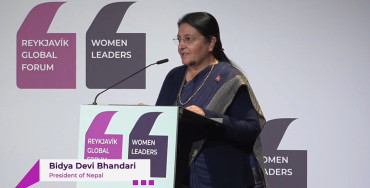 नेपालमा समावेशी लोकतन्त्र संस्थागत हुँदैछः राष्ट्रपति भण्डारी